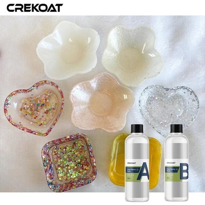High Glossiness Art Liquid Casting Resin 2 Gallon Tăng độ ổn định UV cho các tác phẩm điêu khắc ngoài trời