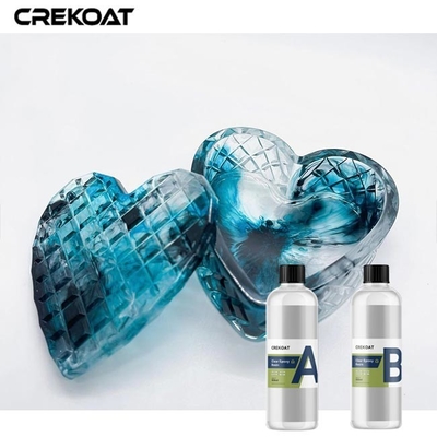 Hương khói epoxy rõ ràng chống tia cực tím cho nghệ thuật nhựa với sắc tố kim loại