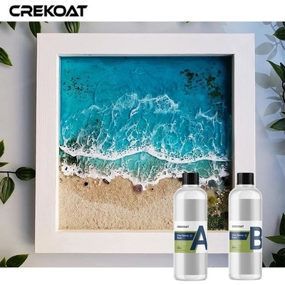 Glue Epoxy minh bạch Nhựa đúc chất lỏng linh hoạt cho các dự án đa lớp Không có bong bóng