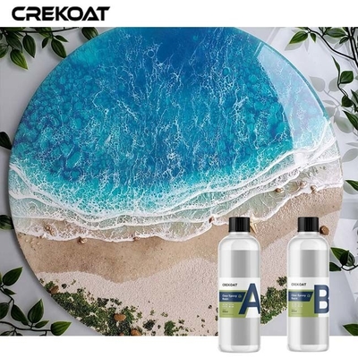 Lớp phủ trên cùng Nhựa Epoxy trong suốt Đổ bong bóng chống tia cực tím Miễn phí