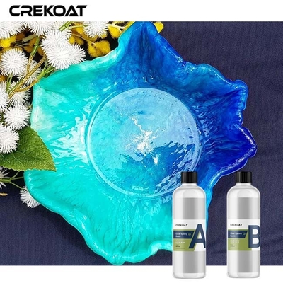 Bàn sông Nhựa Epoxy trong suốt cho mặt bàn gỗ Thanh Tác phẩm nghệ thuật