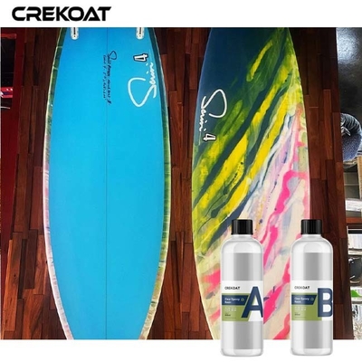 Sợi carbon Lớp phủ nhựa Epoxy trong suốt trên các tấm ván lướt sóng bằng gỗ