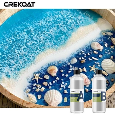 Liquid Glass Epoxy Resin Bàn dễ dàng để trộn đổ đồ trang sức thủ công