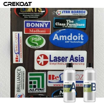 Nhựa đúc thủy tinh lỏng tự mồi cho nghệ thuật Đúc acrylic Nhãn Domino TDS