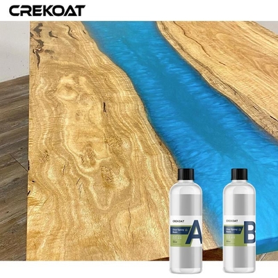 Lớp phủ trong suốt Nhựa Epoxy trong suốt cho quầy bar trên sàn quầy Tác phẩm nghệ thuật