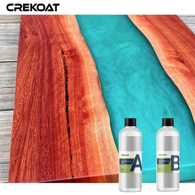 Lớp phủ trong suốt Nhựa Epoxy trong suốt cho quầy bar trên sàn quầy Tác phẩm nghệ thuật