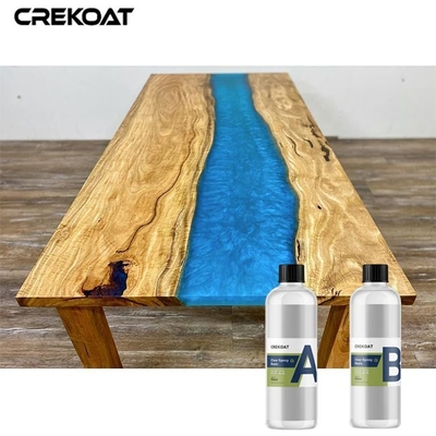 Bàn sông Nhựa Epoxy trong suốt cho mặt bàn gỗ Thanh Tác phẩm nghệ thuật