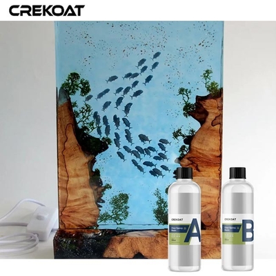 Đúc keo nhựa Epoxy trong suốt cho mặt bàn Bề mặt thanh Gỗ Hoàn thiện