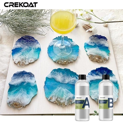 Sản phẩm tự san phẳng nhựa Epoxy trong suốt tỷ lệ 1:1 để đúc Không chứa BPA