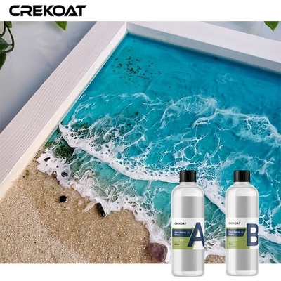 Nhựa Epoxy trong suốt tự san phẳng VOC thấp cho tranh vải trang sức thủ công