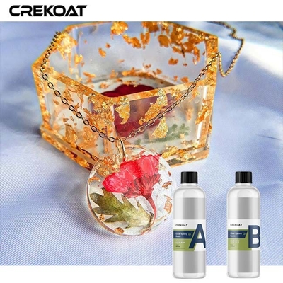 Nhựa Epoxy trong suốt pha lê để đúc lớp phủ chống ố vàng BPA Free