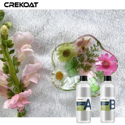 Nghệ thuật có độ bóng cao Nhựa Epoxy trong suốt Bảo vệ khỏi tia cực tím Tỷ lệ trộn 1:1 theo thể tích