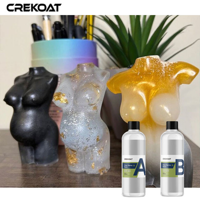 Độ nhớt cao Đổ sâu Nhựa Epoxy trong suốt Đúc Khuôn silicon Thanh Thanh Mặt bàn Mặt bàn