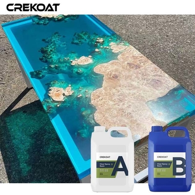 Sản xuất gỗ đúc sâu Epoxy rõ ràng xuất sắc trong các tác phẩm nghệ thuật Bàn bàn sông
