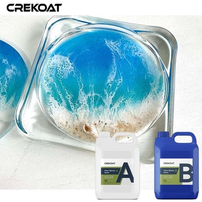 Nhựa thủ công tự cân bằng Nhựa epoxy rõ ràng để làm dây chuyền nhựa