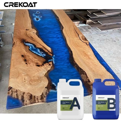 Bàn sông đúc sâu đổ nhựa epoxy Tác phẩm nghệ thuật đáng chú ý