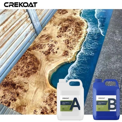 Kết thúc sáng cao lớp phủ rõ ràng lỏng cho nhựa epoxy không độc hại công thức