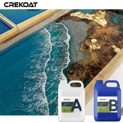 Không có bong bóng tinh khiết có thể đổ nhựa tinh thể Epoxy Bảng tinh tế và sâu sắc trong các tác phẩm nghệ thuật thủ công