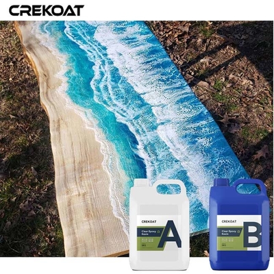 Nghệ thuật Clear Coat Epoxy Cho Bàn Đặt Dòng Dầu Dòng Dòng Dòng Dòng