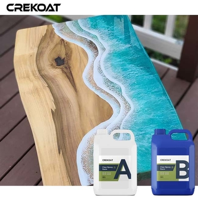Vẻ đẹp Deep pour Epoxy nhựa cho bàn làm việc bao gồm các vật thể khác nhau
