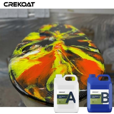 Nhựa epoxy rõ ràng có độ nhớt thấp cho đồ lưu niệm bao bọc sợi cacbon