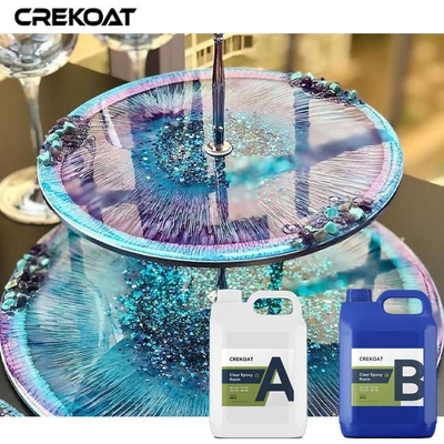 Nhựa Epoxy đổ sâu 2/1 có độ bóng cao cho cốt liệu đá gốm sứ thủy tinh