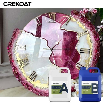 Nhựa Epoxy đổ sâu có độ nhớt thấp Làm bàn gỗ Hoa Tác phẩm nghệ thuật