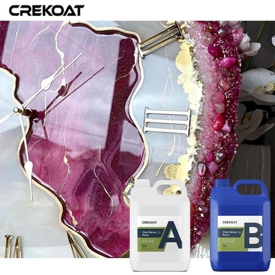 Nhựa Epoxy đổ sâu có độ nhớt thấp Làm bàn gỗ Hoa Tác phẩm nghệ thuật