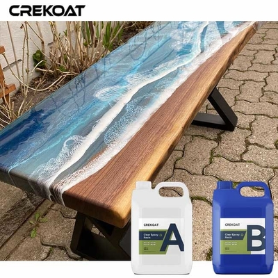 Table Top Deep Pour Lớp phủ nhựa Epoxy Làm khô nhanh Giải phóng nhiệt