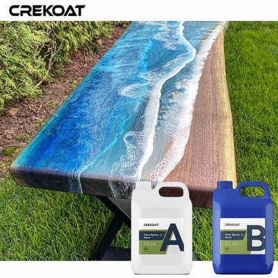 Super Clear Glassy Deep Pour Epoxy Resin cho bàn sông Live Edge Workbenches