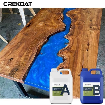 Tỷ lệ 2:1 Deep Pour Epoxy Resin Clear Cast River Bàn và Gỗ
