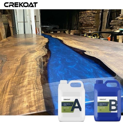 Bàn Live Edge Đổ sâu Nhựa Epoxy Tương thích với Bột màu