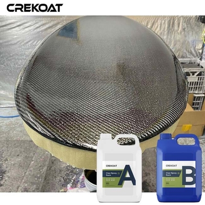 Sợi thủy tinh Carbon Fiber Deep Pour Epoxy Resin Cast Live Edge Tabletop