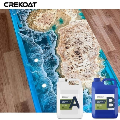 Bàn sông nhựa Epoxy đổ sâu 10cm Đúc nhựa bằng thuốc nhuộm lỏng