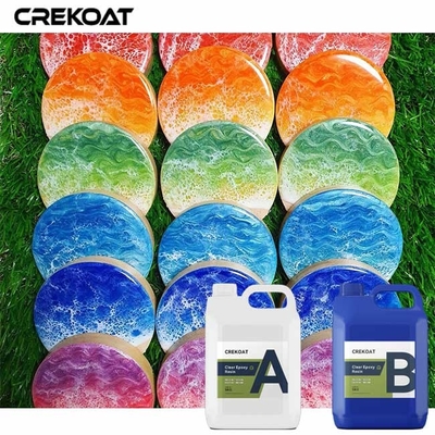 Crystal Clear Deep Pour Epoxy Resin 2:1 Đồ thủ công bằng nhựa với màu sắc rực rỡ Không có bong bóng