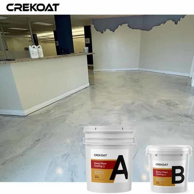 Lớp phủ sàn nhà để xe bằng kim loại rắn 100% bằng đá cẩm thạch Nhìn không trơn trượt