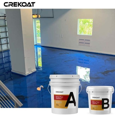 Lớp phủ sàn Epoxy kim loại bóng không thấm nước khó mài mòn vết bẩn