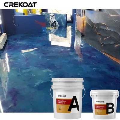Khu dân cư thương mại Sơn phủ sàn Epoxy Bột màu kim loại
