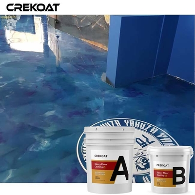 Lớp phủ sàn Epoxy kim loại thương mại Chịu được lưu lượng phương tiện lớn