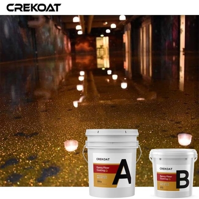 Độ bền phản xạ Lớp phủ sàn Epoxy kim loại Dễ bảo trì TDS