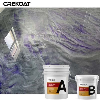 Đá hoa cương Nhìn kim loại Sơn Epoxy Kết cấu màu tùy chỉnh