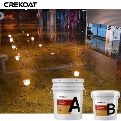 Lớp phủ sàn nhựa epoxy kim loại rắn cho câu lạc bộ đêm