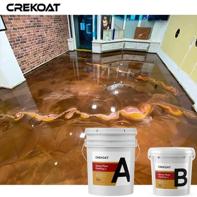 Bê tông công nghiệp Lớp phủ sàn Epoxy kim loại bằng nhựa và bột màu