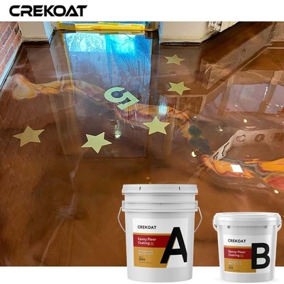 Bê tông công nghiệp Lớp phủ sàn Epoxy kim loại bằng nhựa và bột màu