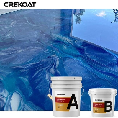 Sắc tố màu Lớp phủ sàn epoxy kim loại Sàn bền lâu