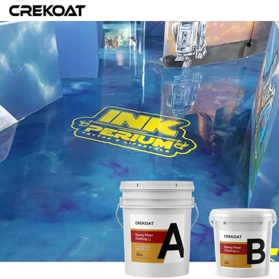 Sắc tố màu Lớp phủ sàn epoxy kim loại Sàn bền lâu
