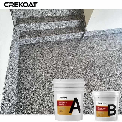 Nhanh chóng sơn lại Vinyl Chip Epoxy Flooring Bề mặt trang nhã có độ bóng cao