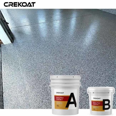 Nhanh chóng sơn lại Vinyl Chip Epoxy Flooring Bề mặt trang nhã có độ bóng cao