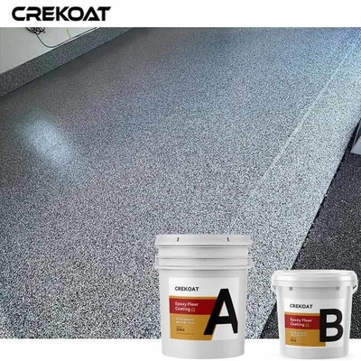 Lớp phủ sàn Epoxy màu xanh liên kết cao cấp Độ bền pha trộn Tạo bọt tự nhiên