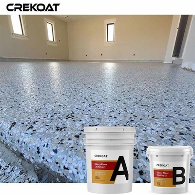 Lớp phủ sàn Epoxy Flake độc ​​đáo Các mẫu tùy chỉnh Mica Flakes trong sàn giảm âm Epoxy